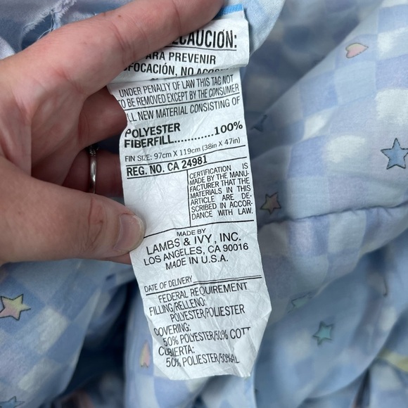 Vintage Lambs & Ivy My Little Snoopy Crib Comforter & Diaper Caddy - Picture 11 of 14